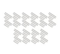Tlilyy 40 Set con 80 Pezzi 6 Corde Acustiche Chitarra Bone Bridge e Dado In Vera