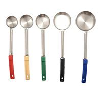 Tlilyy Cucchiaio per Mestolo per Salsa da Spalmare per Pizza Manico Lungo in Gomma Mestolo per Diffusione per Pizza Anti- Cucchiaio da Minestra per Misurino Strumenti la Cottura