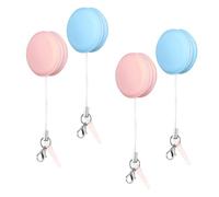 Tlilyy Macaron Panno di pulizia per schermo Telefono Portatile,Salvietta di pulizia per lenti occhiali,Salvietta per obiettivo fotocamera, strumento di pulizia pendente, set A