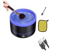 Tlilyy Macchina Elettrica per Pulizia Pennelli per il Trucco Strumento Automatico per Pulizia Pennelli Cosmetici per Set di Pennelli per Trucco di Bellezza di Tutte le Dimensioni-A