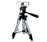 TLJX HD Videocamera Webcam, USB Webcam Cam con Microfono Clip-on Rotazione a 360 ° per Videoconferenza per PC Portatile,1080p Tripod