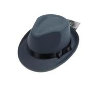 TLMDXTEU Cappello Fedora Cappello da Gentiluomo Jazz a Bombetta Vintage palcoscenico Casual Cappelli Jazz per Uomo Donna(Colour 2)