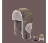 TLMDXTEU Cappello Invernale da Uomo Cappello Invernale da Uomo Antivento Caldo Ispessito per Sci e Caccia(Colour 5)