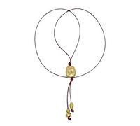 TLMDXTEU Collana con Ciondolo lunga Collana lunga da donna Catena semplice for maglione Catena del Maglione(Rouge)
