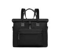 TLMDXTEU Custodia per Borsa per laptop Backpack Shoulder Hand Bag for School Office Business Valigetta per Donna(Black)