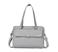TLMDXTEU Custodia per Borsa per laptop Large Briefcase Messenger Tote Bag for Business Office Valigetta per Donna(Gray)