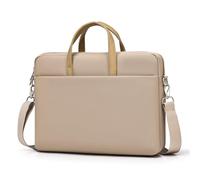 TLMDXTEU Custodia per Borsa per laptop Messenger Bag Computer Case Briefcase for Women Valigetta per Donna(Khaki,L)