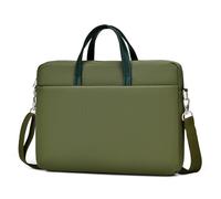 TLMDXTEU Custodia per Borsa per laptop Messenger Bag Computer Case Briefcase for Women Valigetta per Donna(verde,L)