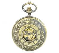 TLMDXTEU Orologi da Tasca da Uomo Orologio da tasca meccanico antico vintage Vintage(80cm)