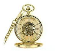 TLMDXTEU Orologi da Tasca da Uomo Orologio da tasca vintage con movimento meccanico completamente manuale Vintage