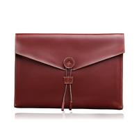 TLMDXTEU Portadocumenti per Buste Borsa da Lavoro for Documenti in Formato A4, Borsa for Computer Tablet Ufficio(Rouge)