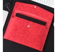 TLMDXTEU Portadocumenti per Buste Borsa Portadocumenti A4 Cartella for Ufficio(Rouge)