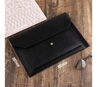 TLMDXTEU Portadocumenti per Buste Borsa Portadocumenti in Pelle for Ufficio, Cartella in, Borsa(Schwarz)