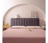 TLMQYXZE Copri Testata Letto Matrimoniale Copertura Per Testiera Per Matrimoniale/Singolo Premium Elastica Copritestata Letto Velluto Fodera Protezione Anti-Collisione Cuscino(Dark gray,100cm(39.3inch