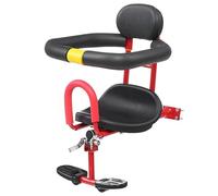 TLTLT Seggiolino for Bicicletta for Bambini, seggiolino di Sicurezza Anteriore for Bambini con Pedale e sponde di Sicurezza a U, Sedia Morbida con Pedale for Bambini Piccoli.