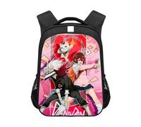 TLXNN Momo Ayase - Zaino per bambini con stampa 3D Aira Shiratori/Okarun, leggero, medio, con spallacci regolabili e schienale imbottito, tipo C, 38*28*15CM