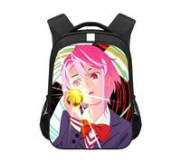 TLXNN Momo Ayase - Zaino per bambini con stampa 3D Aira Shiratori/Okarun, leggero, medio, con spallacci regolabili e schienale imbottito, Tipo G., 38*28*15CM