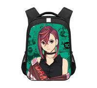 TLXNN Momo Ayase - Zaino per bambini con stampa 3D Aira Shiratori/Okarun, leggero, medio, con spallacci regolabili e schienale imbottito, Tipo J., 38*28*15CM