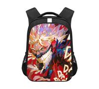 TLXNN Momo Ayase - Zaino per bambini con stampa 3D Aira Shiratori/Okarun, leggero, medio, con spallacci regolabili e schienale imbottito, tipo a, 38*28*15CM