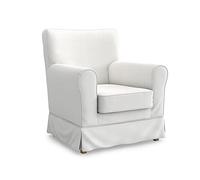 TLY - Copripoltrona in cotone per la poltrona IKEA Ektorp Jennylund, Bianca, Ipoallergenico, Lavabile