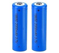 TLYA Batterie Ricaricabili, Batteria Ad Li-Ioni di Litio da 3,7 V 2000 mAh Batterie di Batterie al Litio A Piena capacità, per Luci Solari, Campanello, Luci da Giardino, 2 Pezzi