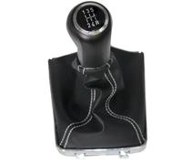 TLYSMG Manopola del Cambio Leva del Cambio Manopola del Cambio per Opel Astra III H 1.6 per Vauxhall 2005-2010 Maniglia della Leva del Cambio 5/6 velocità-12345R Withe Line