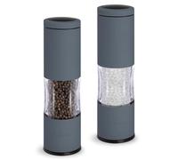 TLYSXPRO Set Macina Sale e Pepe Manuale con Grana Regolabile | Macinapepe e Macinasale Ricaricabili con Meccanismo in Ceramica | Accessori Cucina (2 Pezzi, Blue-Grey)