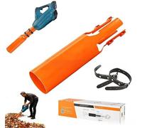 TLZN PO Cyclone - Soffiatore d'aria per foglie, 2 pezzi, versione aggiornata 2026, ugello da 5-10 cm, adatto per pulizia vialetto/garage (arancione)