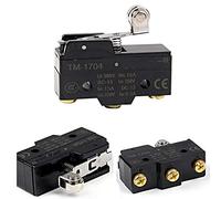 TM-1704 250V Breve Cerniera Rullo Leva Momentanea Da Viaggio Microswitch Micro Interruttore di Limite per Circuiti di Sicurezza