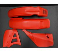 TM 80/125 ENDURO 88-89 Kit Completo Plastica Rossa Vintage Art tm17