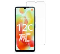 TM-Concept Vetro temperato per Xiaomi Redmi 12C - Vetro protettivo trasparente - Gamma Standard Premium - 0,26 mm Radian 2,5D - Resistenza agli urti e ai graffi 9H - Materiali di qualità AAA+ [ 1