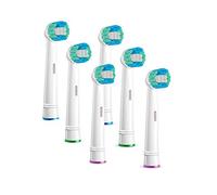 TM Electron TMBH116 TM Electron TMBH116 6 Testine di ricambio per spazzolino elettrico compatibile con Oral-B