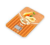 TM Electron TMPBS028 Bilancia da Cucina con Display Digitale, Ultra Sottile Vintage, 4 Sensori, Torna a 0, Ideale per Pasticceria e Cibo, Plastica, Design Pere