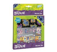 TM ESSENTIALS Stitch Set di Adesivi Colorati con 3 Fogli e Immagine paesaggistica, Regalo Perfetto per Bambini e Artigianato