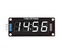 TM1637 Display LED Orologio Tubo per Arduino 4 Bit, Compatibile con Vari Microcontrollori (Bianco)