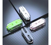 TM50 Auricolare semi-in-ear a basso consumo, wireless trasparente, Bluetooth, rosa