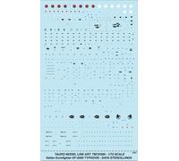 TM72/580 EUROFIGHTER EFA 2000 TYPHOON MONOPOSTO E BIPOSTO AMI - DATA STENCILLING