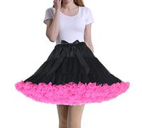 Tmade Sottogonna Tutù da donna in tulle per feste, multistrato, gonfia, per cosplay, Taglia unica
