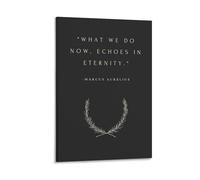 TMAHENG Poster artistico da parete con citazione di Marco Aurelio, decorazione da parete per ufficio e stanza, 20 x 30 cm