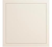 TMALASER Porta di ispezione in metallo 15 x 15 cm in acciaio zincato - Sportello di ispezione bianco, 150 x 150 mm, spinta per aprire/Klick-Klack, porta di ispezione per pareti in mattoni e