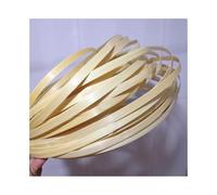 TMAOZW 20 Meters Flat Polished Bamboo Strips Silk Handmade Material Suitable for Home Furniture Chair Table Basket Decor(Flat 8mm Width)