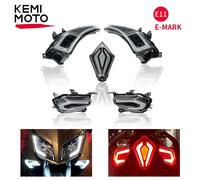 TMAX 530 2012-2016 LED ′′Geh이TMAX530 T-MAX530 XP530 E-MARK E11 SMOKE SET