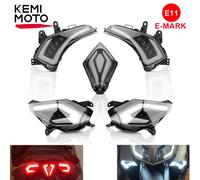 Tmax 530 xp530 Led Indicatore di direzione Luce posteriore Coda Freno Indicatore di direzione Fanale posteriore per YAMAHA Tmax530 T-Max530 2012-2016 E-MARK