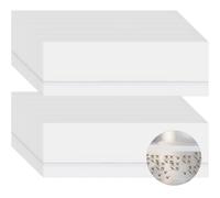 TMBMLPP 40PZ Trappola Mosca Adesiva Trasparente per Finestra Fogli Trasparenti per Insetti Non Tossico Trappola Mosche per Finestre all'Interno Trappola Colla a Mosca Anti Moscerini Casa Trasparenti
