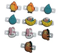 Tmboryuu 10Pcs Tennis Ammortizzatori Racchetta Vibrazioni Ammortizzatori Antiurto Accessori per Giocatore Enduring Racchetta Ammortizzatori Accessorio