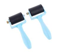 Tmboryuu 2Pcs Rullo di Gomma Leggero Colle di Gomma Rullo Per Nastro Antiscivolo Strumento di Costruzione Stampante Inchiostro Blocco Stampa Speciale Rotolo Olio
