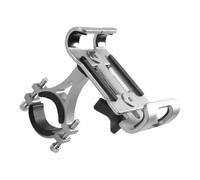 Tmboryuu 3 Supporto ergonomico per telefono da manubrio per bici con morsetto in alluminio anti-scossa Fit 3,5-6,5 pollici Smartphone ad alta resistenza staffe per telefono in alluminio