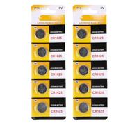 Tmboryuu 5/10Pcs CR1616 CR1620 CR1625 CR1632 3V Batterie a bottone al litio ad alta densità di energia per telecomandi batteria telecomando auto