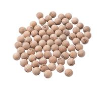 Tmboryuu 75Pcs Inciso Bingo Balls Legno Naturale Gioco Palline Per Gioco Notte Evento Raccolta Facile Da Usare Per Le Feste