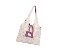 Tmboryuu Borsa a tracolla reversibile funzionale Borsa leggera sotto le ascelle Borsa alla pratica Borse shopper in tessuto per donna Tela a due lati per donna